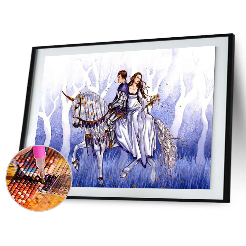 Princess Prince - Full Round Drill Diamond Painting 40*30CM