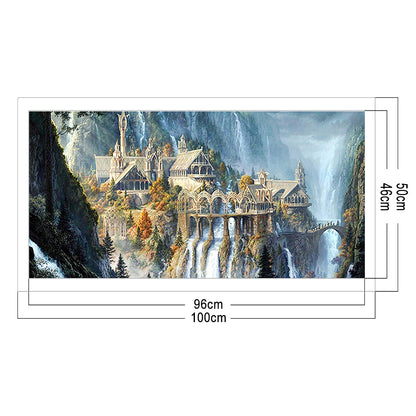 Wonderland Life - 11CT Stamped Cross Stitch 50*100CM