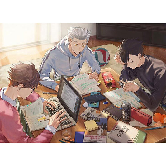 Volleyball Teenager - Full Round Drill Diamond Painting 40*30CM