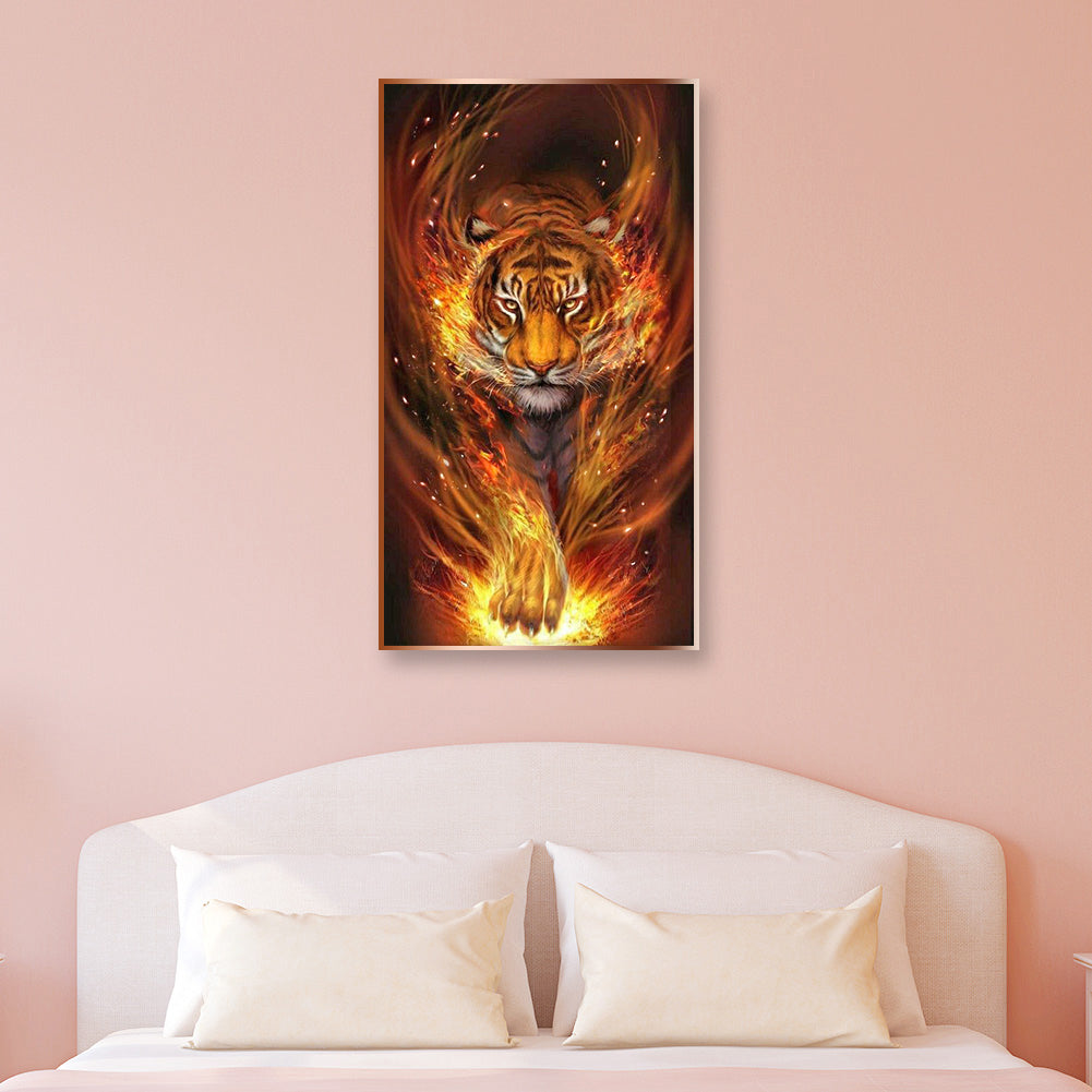 Tiger - Full Square Drill Diamond Painting 45*80CM