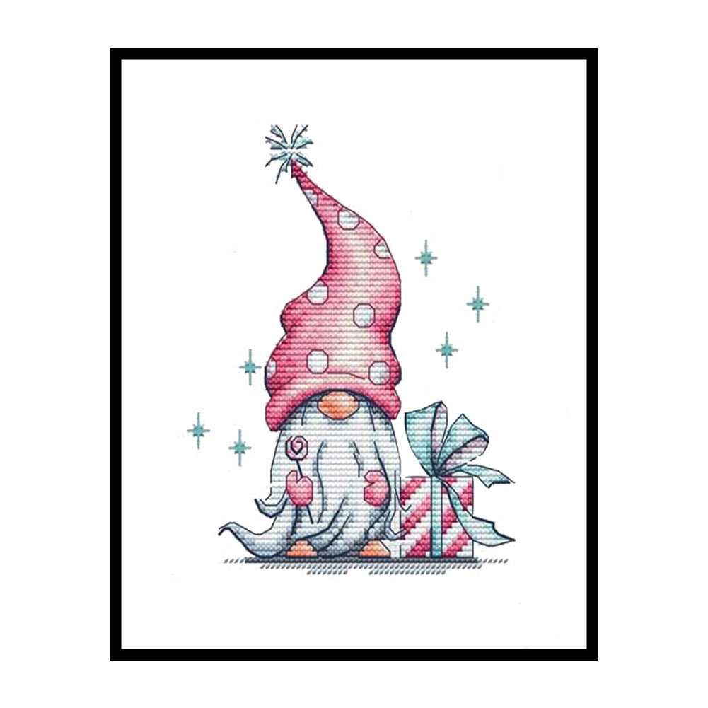 Gnome - 11CT Stamped Cross Stitch 30*40CM