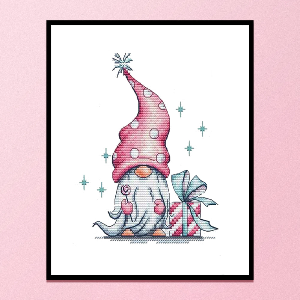 Gnome - 11CT Stamped Cross Stitch 30*40CM