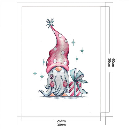 Gnome - 11CT Stamped Cross Stitch 30*40CM