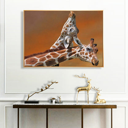 Giraffe - Full Round Drill Diamond Painting 30*40CM