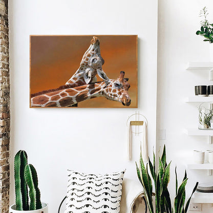 Giraffe - Full Round Drill Diamond Painting 30*40CM