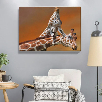 Giraffe - Full Round Drill Diamond Painting 30*40CM