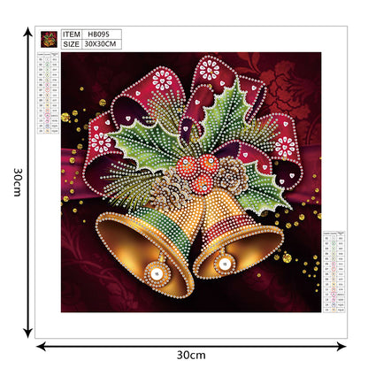 Christmas Bell - Special Shaped Drill Diamond Painting 30*30CM