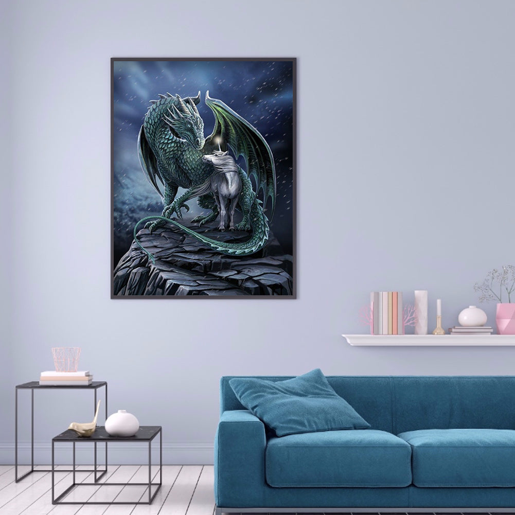 Dragon - Full Round Drill Diamond Painting 40*60CM