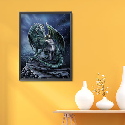 Dragon - Full Round Drill Diamond Painting 40*60CM