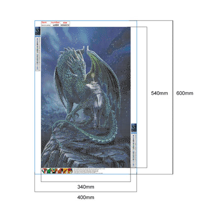 Dragon - Full Round Drill Diamond Painting 40*60CM