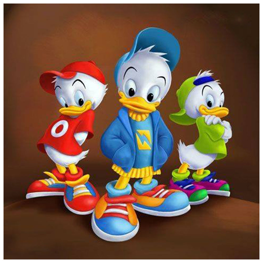 Donald Duck - Full Round Drill Diamond Painting 30*30CM