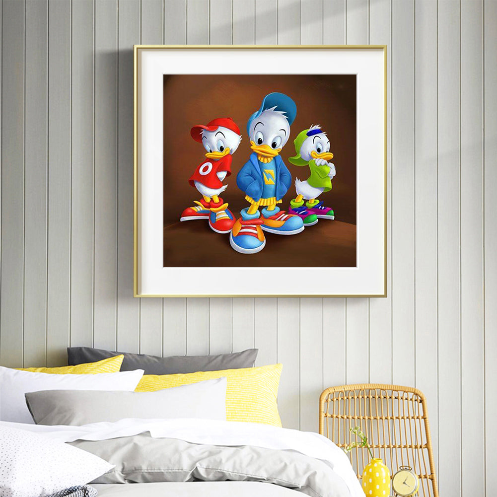 Donald Duck - Full Round Drill Diamond Painting 30*30CM