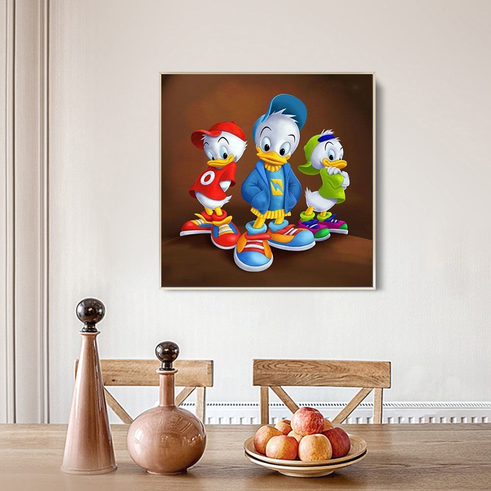 Donald Duck - Full Round Drill Diamond Painting 30*30CM