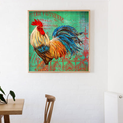 Chickens - Full Round Drill Diamond Painting 30*30CM