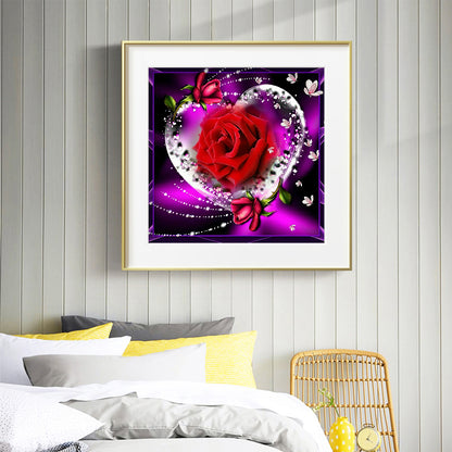 Love Rose - Full Round Drill Diamond Painting 30*30CM