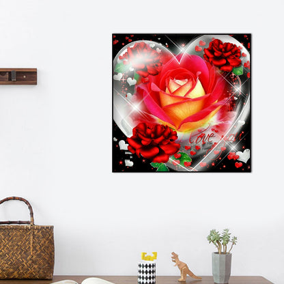 Love Rose - Full Round Drill Diamond Painting 30*30CM