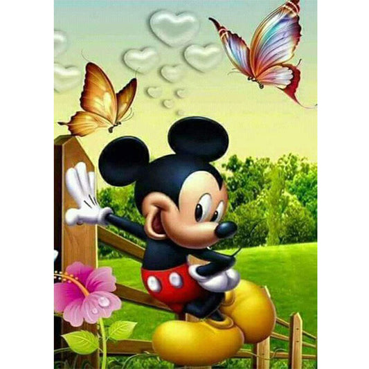 Mickey Mouse - Full Round Drill Diamond Painting 30*40CM