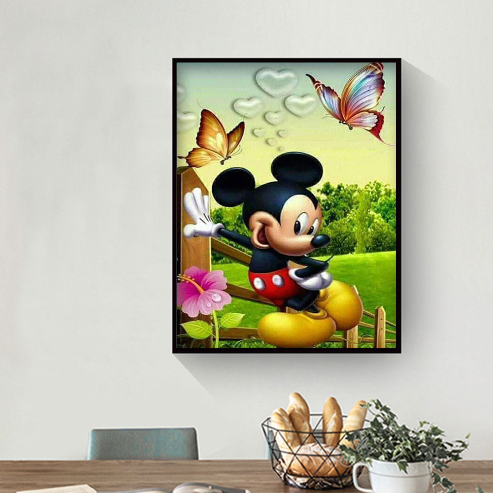 Mickey Mouse - Full Round Drill Diamond Painting 30*40CM