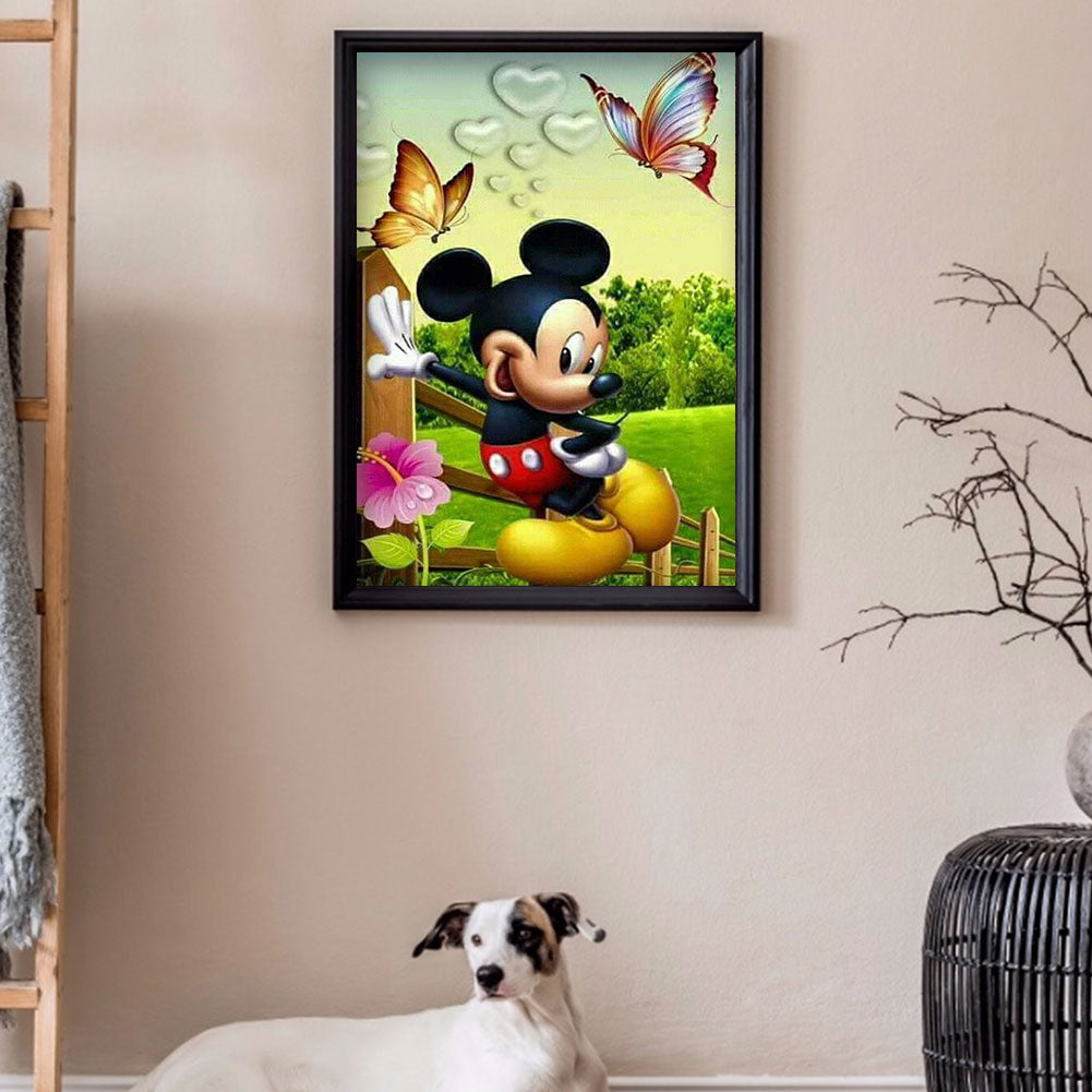 Mickey Mouse - Full Round Drill Diamond Painting 30*40CM