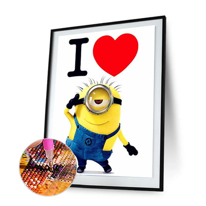 Minions - Full Round Drill Diamond Painting 30*40CM