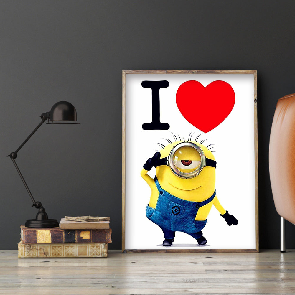 Minions - Full Round Drill Diamond Painting 30*40CM