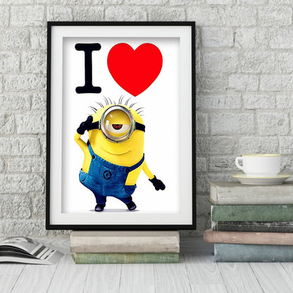 Minions - Full Round Drill Diamond Painting 30*40CM