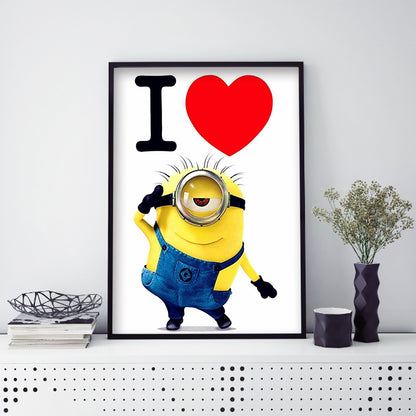 Minions - Full Round Drill Diamond Painting 30*40CM