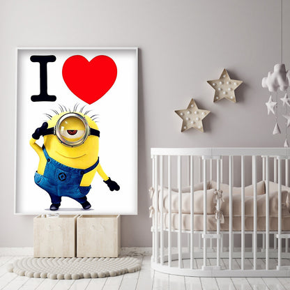 Minions - Full Round Drill Diamond Painting 30*40CM