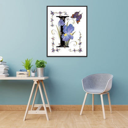 Flower - Full Round Drill Diamond Painting 30*40CM