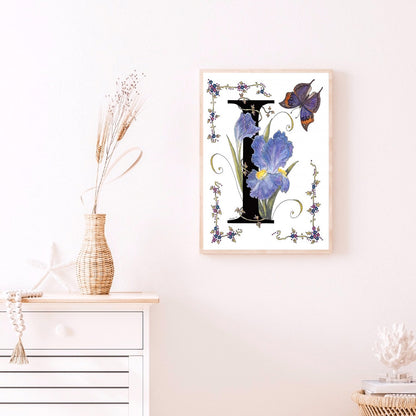 Flower - Full Round Drill Diamond Painting 30*40CM