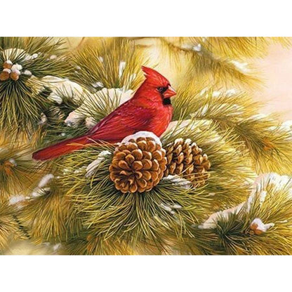 Bird - Full Round Drill Diamond Painting 40*30CM