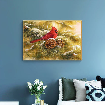 Bird - Full Round Drill Diamond Painting 40*30CM