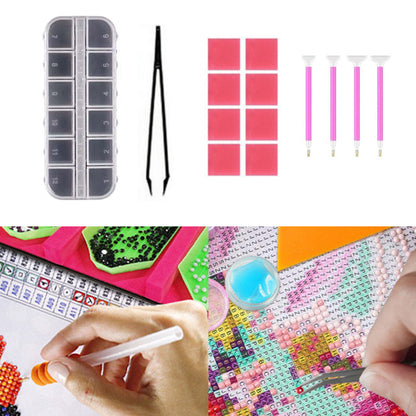 Diamond Painting Accessories Kits Roller Pen Tray Tweezer for DIY Art Craft