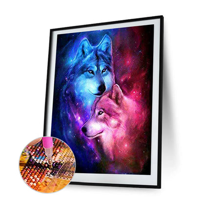 Wolf - Full Round Drill Diamond Painting 30*40CM