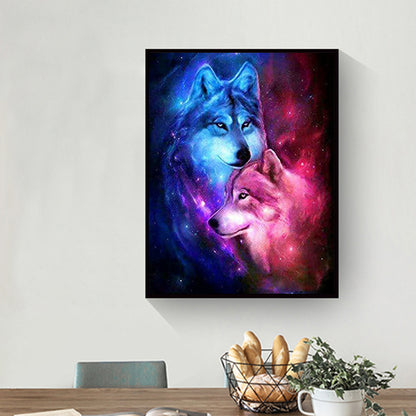 Wolf - Full Round Drill Diamond Painting 30*40CM