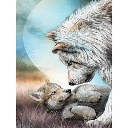 Wolf - Full Round Drill Diamond Painting 30*40CM