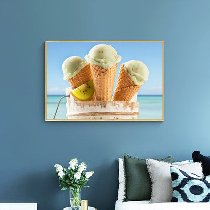 Ice-cream - Full Round Drill Diamond Painting 40*30CM