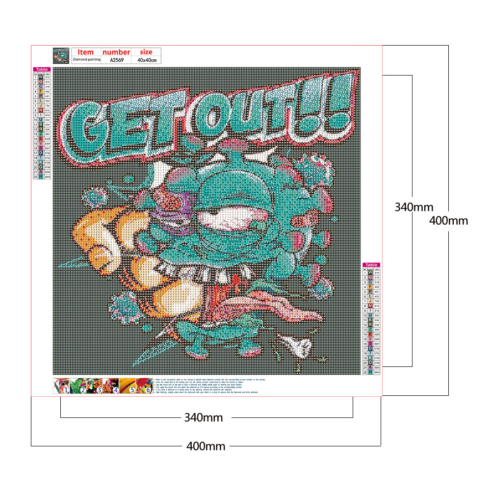 Viral - Full Round Drill Diamond Painting 40*40CM