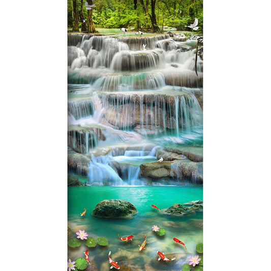 Waterfall - Full Square Drill Diamond Painting 45*85CM