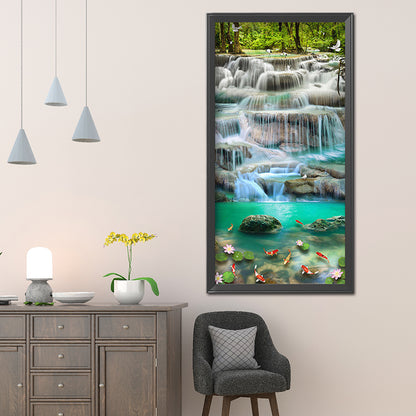 Waterfall - Full Square Drill Diamond Painting 45*85CM