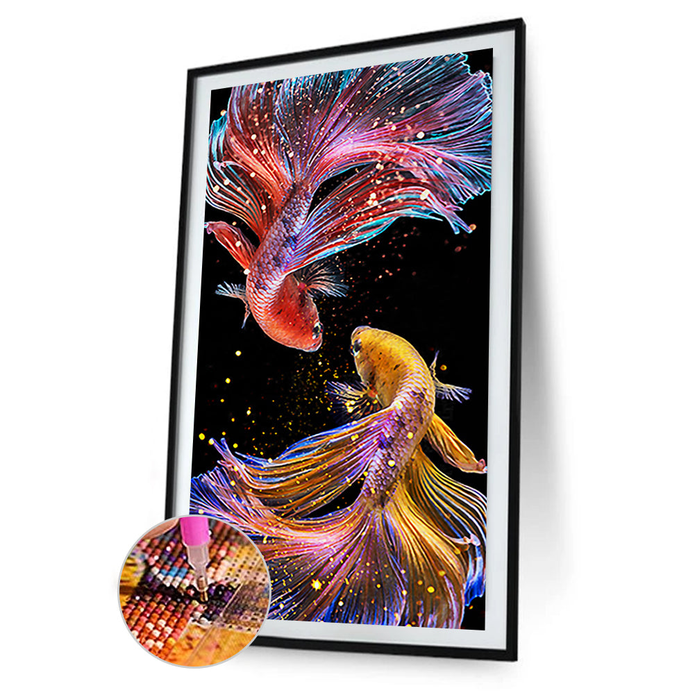 Carp - Full Square Drill Diamond Painting 45*85CM