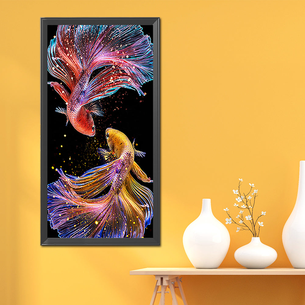 Carp - Full Square Drill Diamond Painting 45*85CM