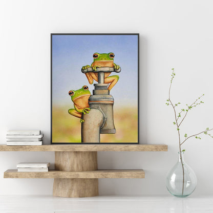 Toad - Full Round Drill Diamond Painting 30*40CM