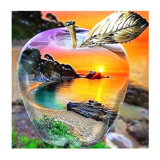 Crystal Apple - Full Round Drill Diamond Painting 30*30CM