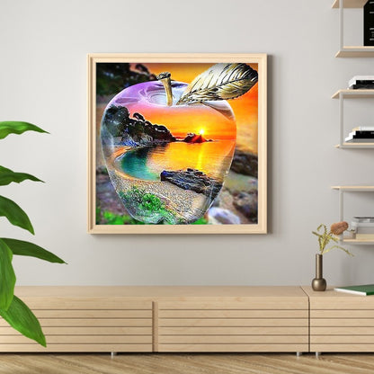 Crystal Apple - Full Round Drill Diamond Painting 30*30CM