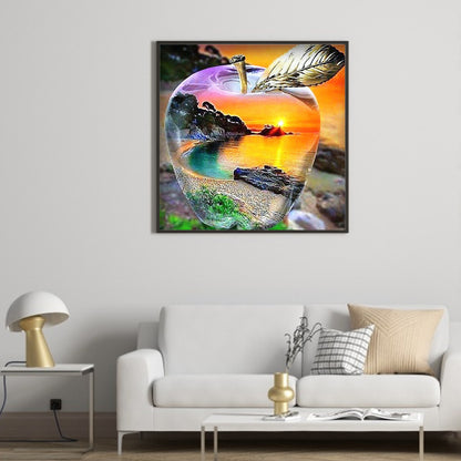 Crystal Apple - Full Round Drill Diamond Painting 30*30CM