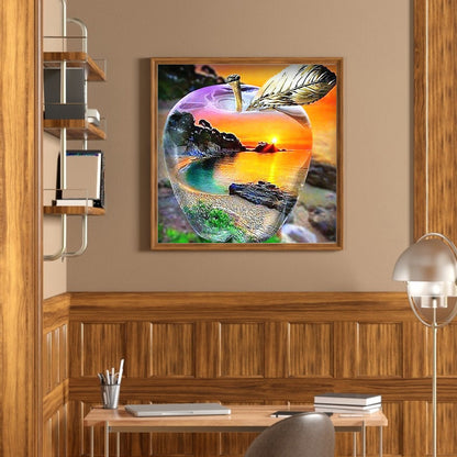 Crystal Apple - Full Round Drill Diamond Painting 30*30CM