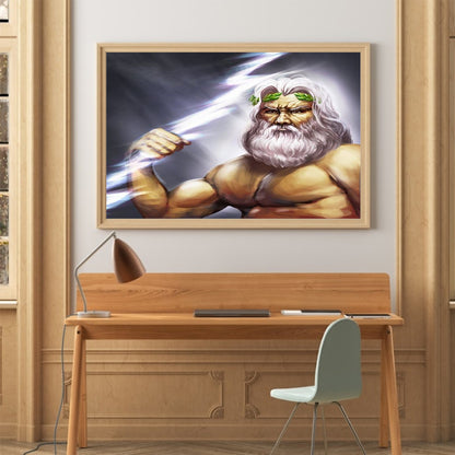 Muscle elderly - Full Round Drill Diamond Painting 40*30CM