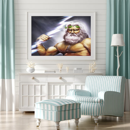 Muscle elderly - Full Round Drill Diamond Painting 40*30CM