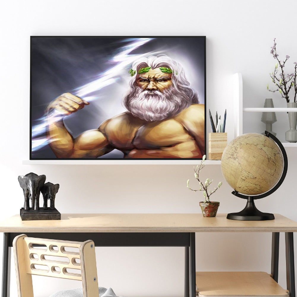 Muscle elderly - Full Round Drill Diamond Painting 40*30CM